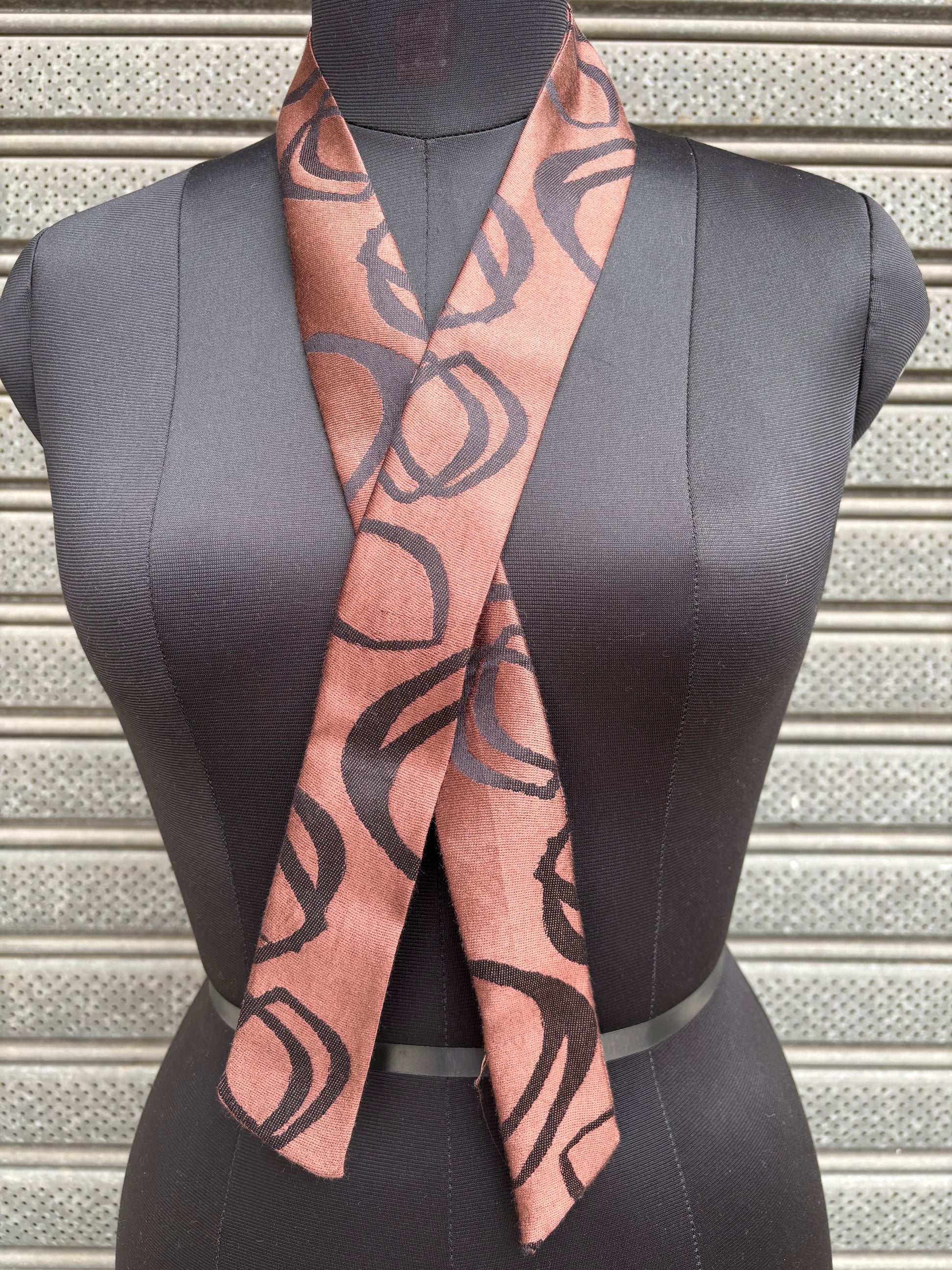 Women Brown Handmade Neck Tie