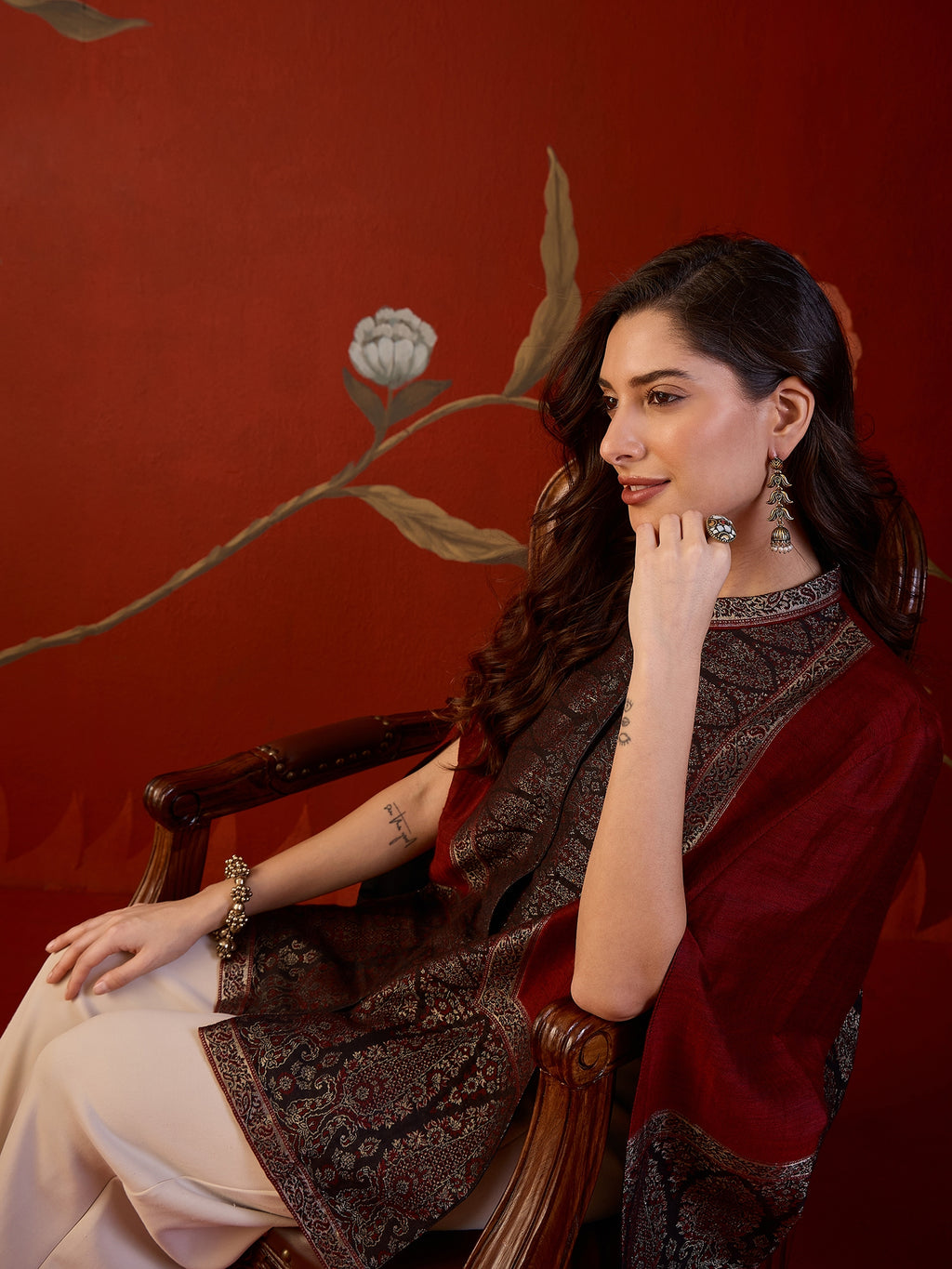 Zeba Moonlight Kaani Cape Jacket