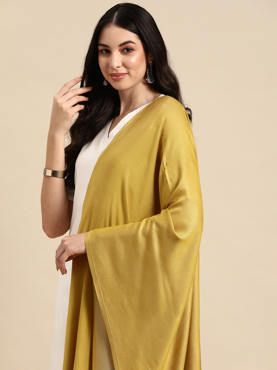 Mustard Reversible Stole
