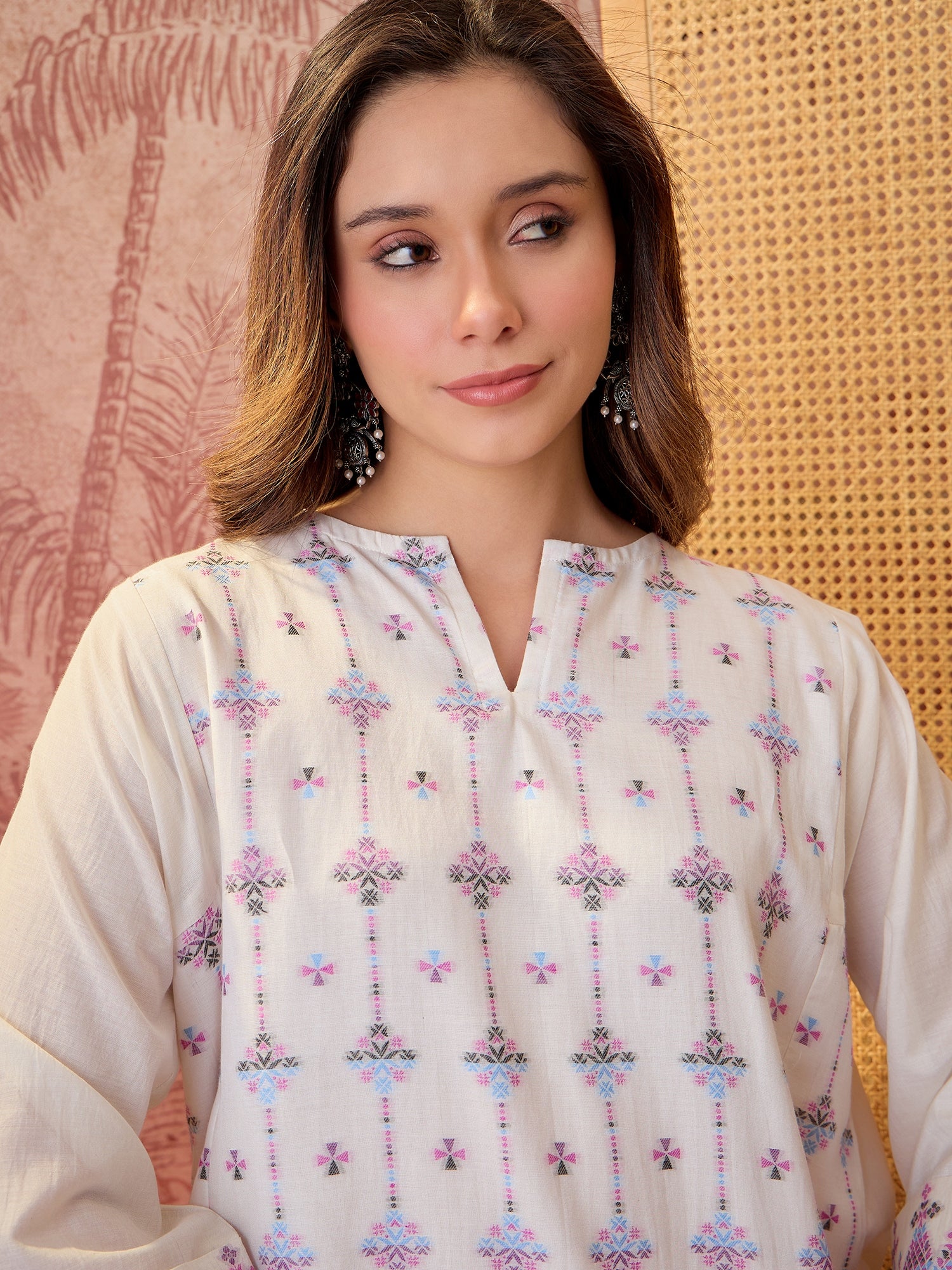 Women White Co-ord Set