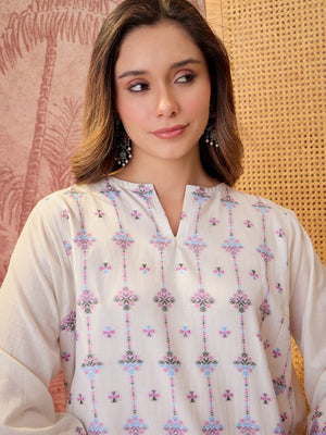 Women White Co-ord Set