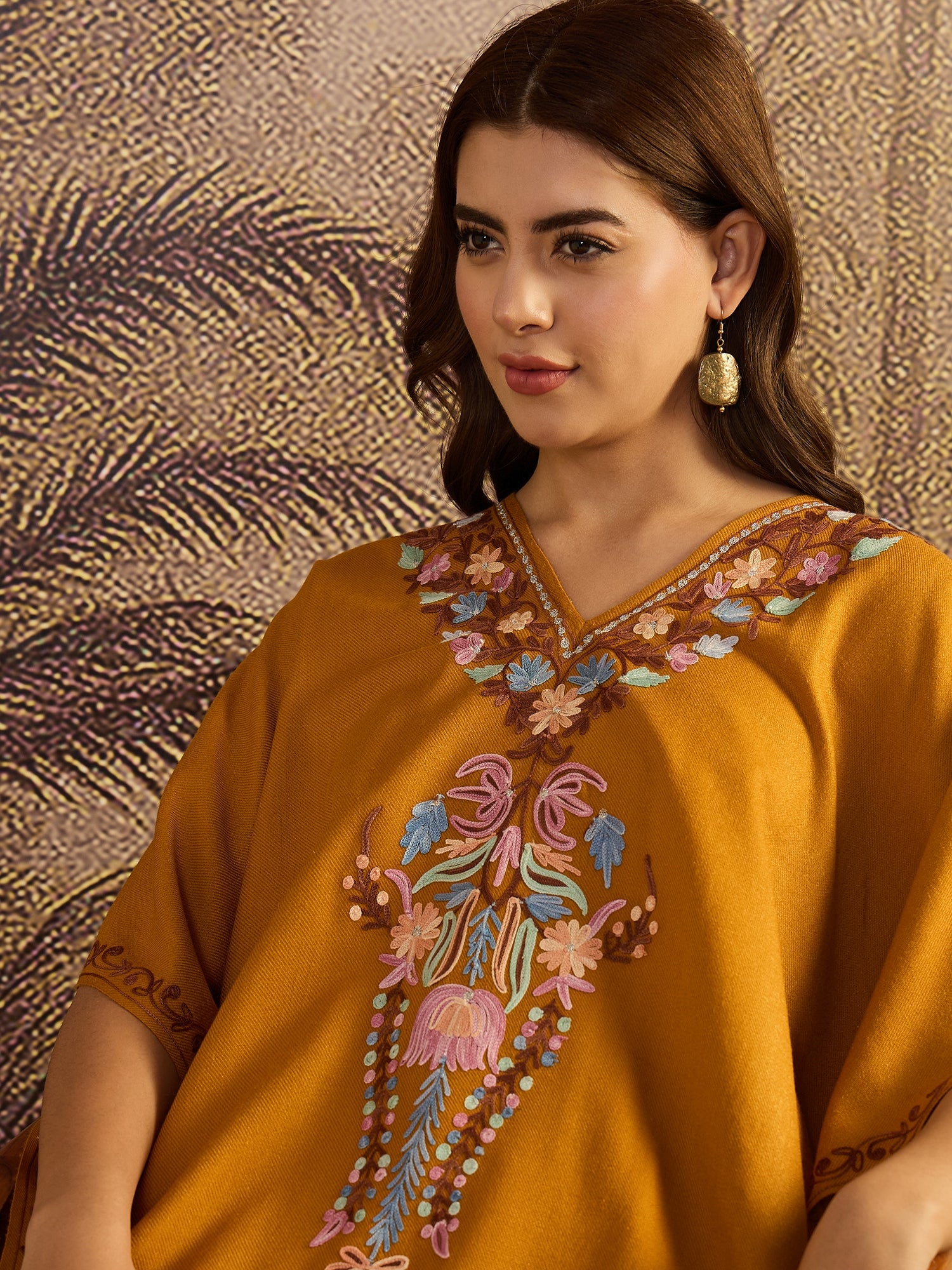 Aarohi Kashmiri Embroidery Kaftan