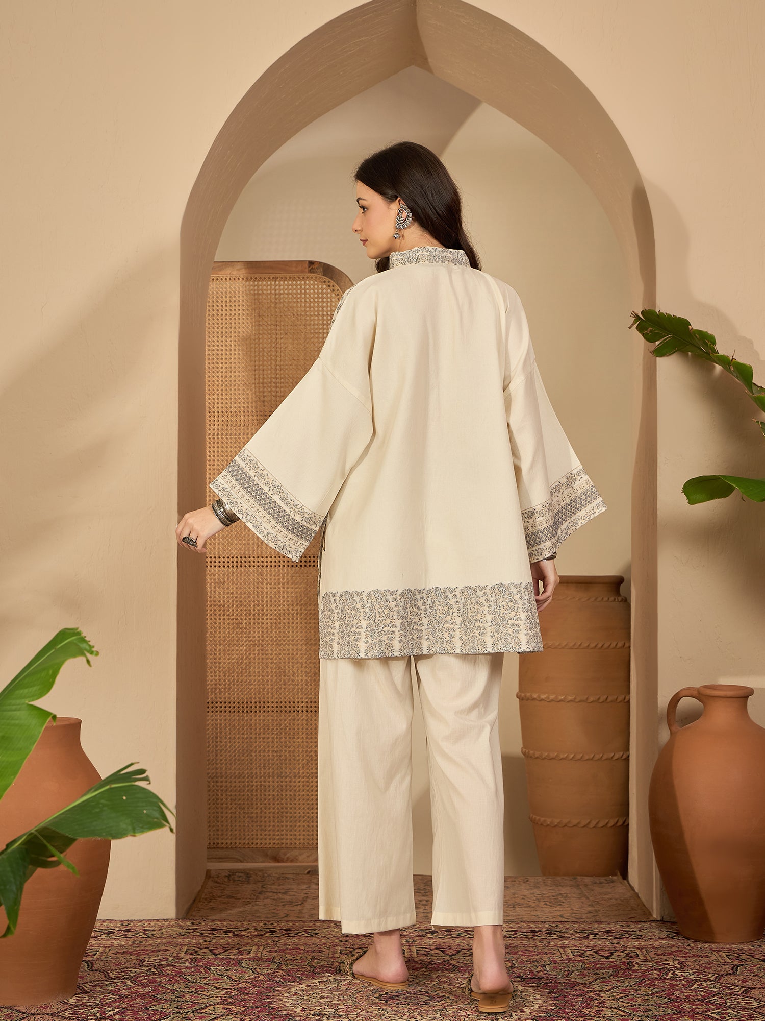 Women White Co-ord Set