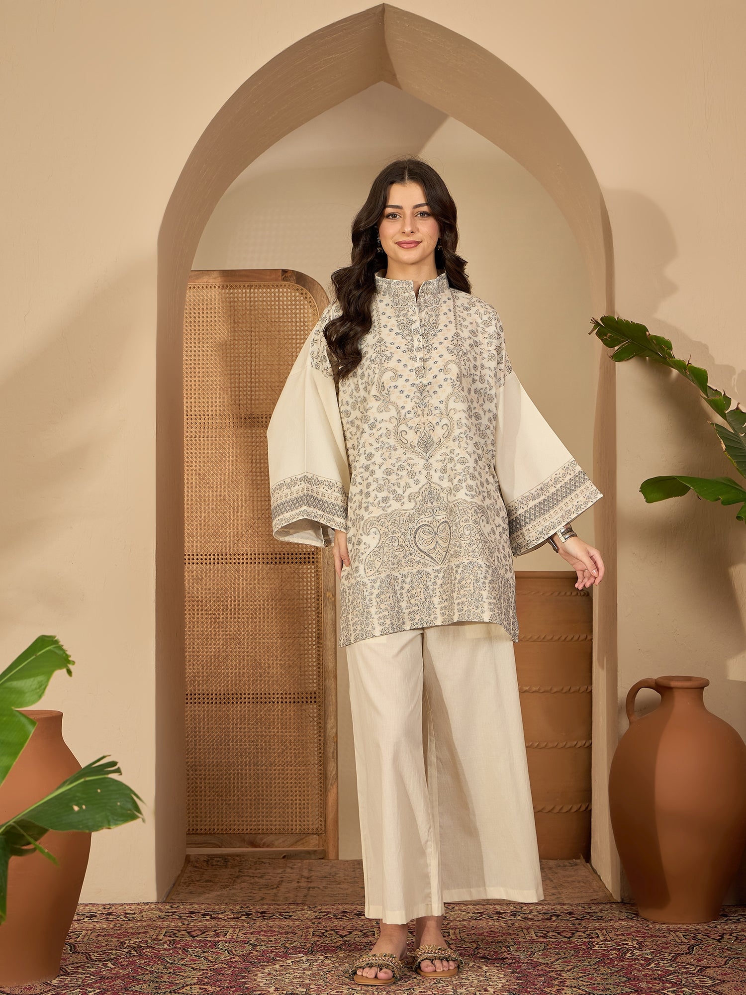 Women White Co-ord Set