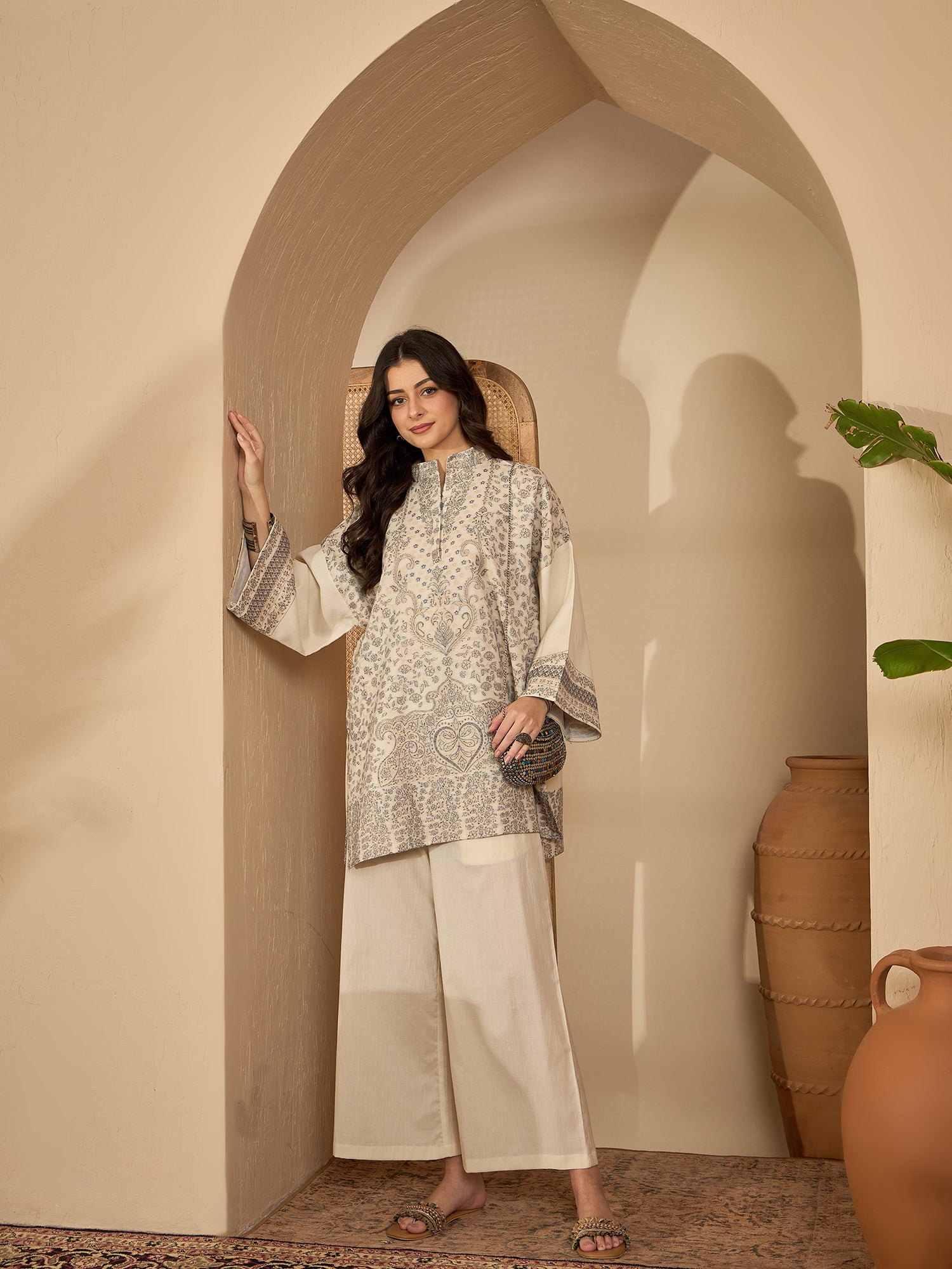 Women White Co-ord Set