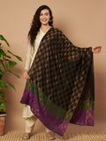 Zari Geometric Reversible Stole