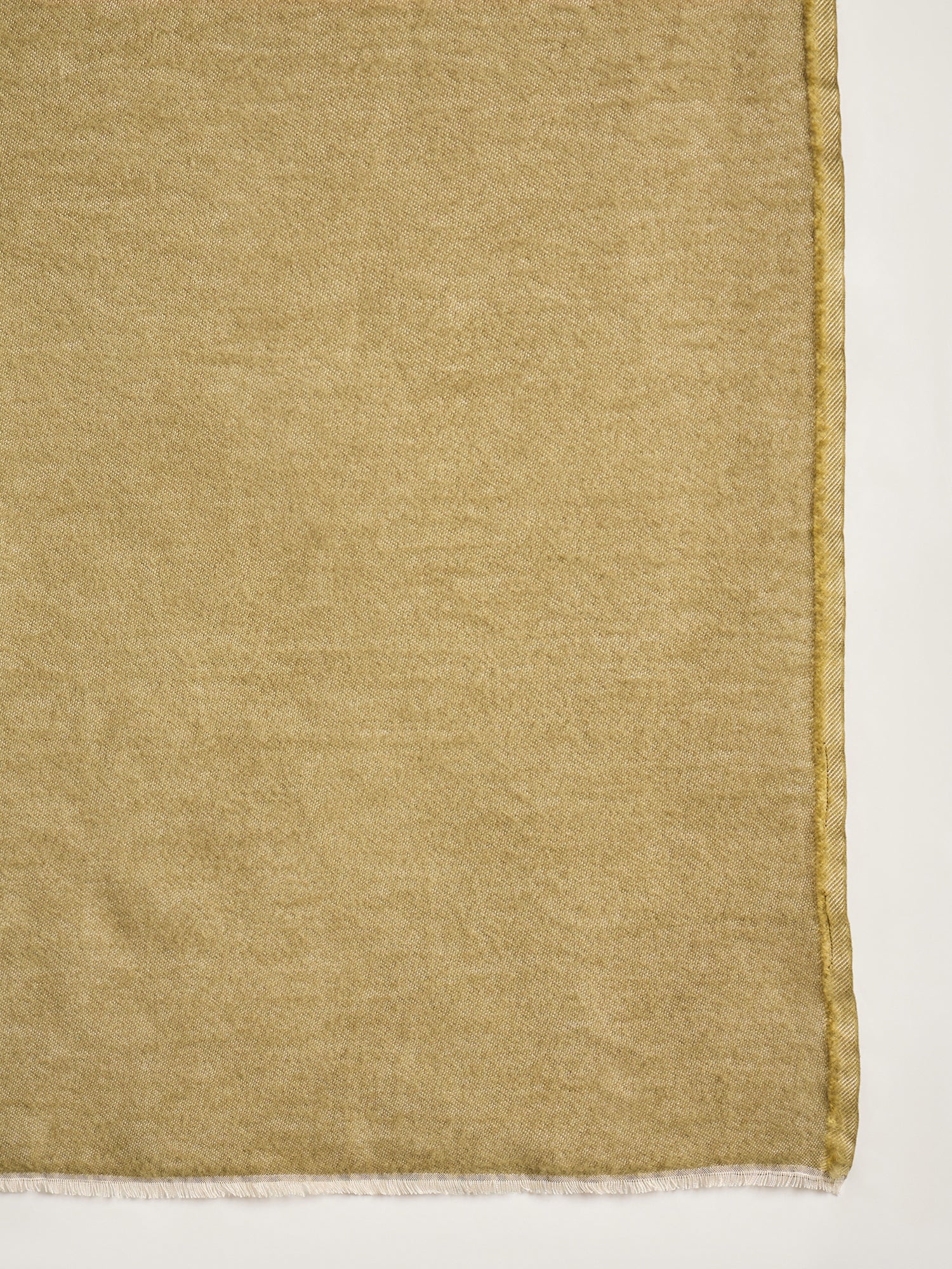 Olive & Mustard Colorblocked Reversible Stole