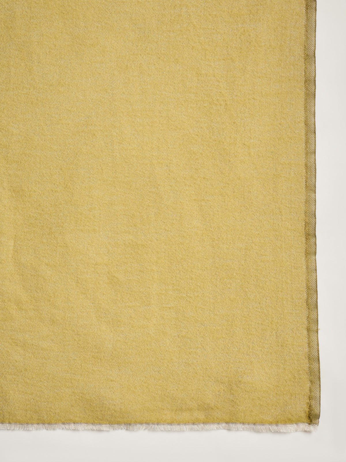 Olive & Mustard Colorblocked Reversible Stole