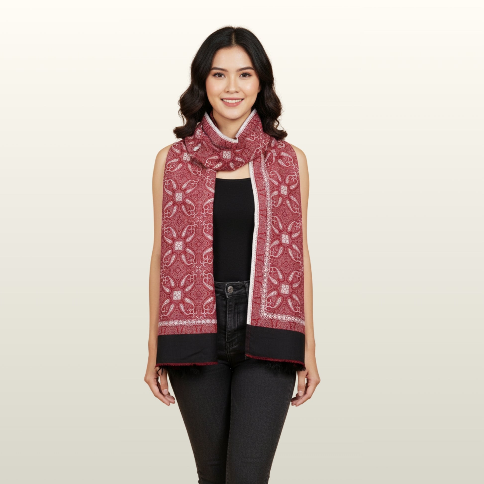 Paisley FineWool Stole