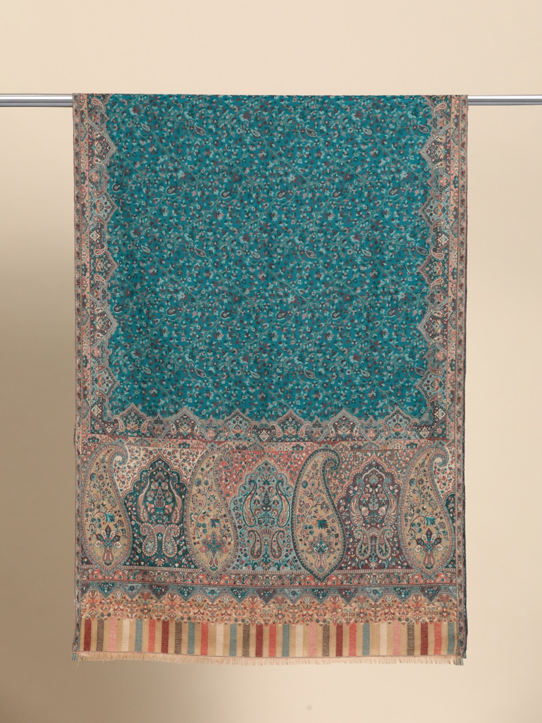 Ethnic Ferozi Motifs Stole