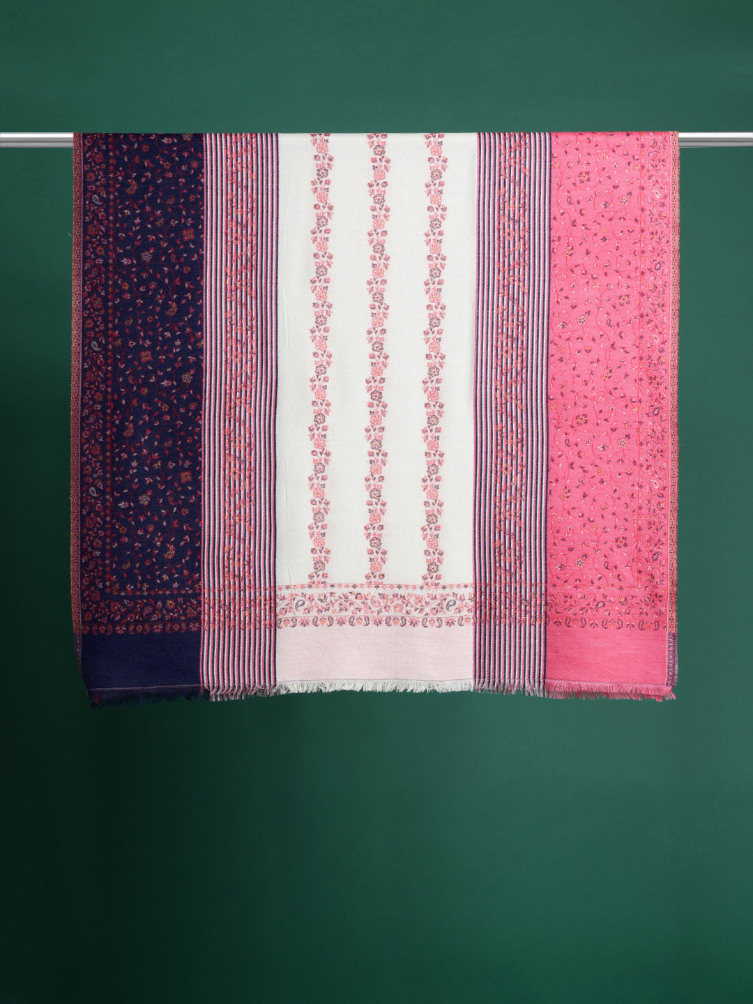 Women Floral Woven Design Shawl