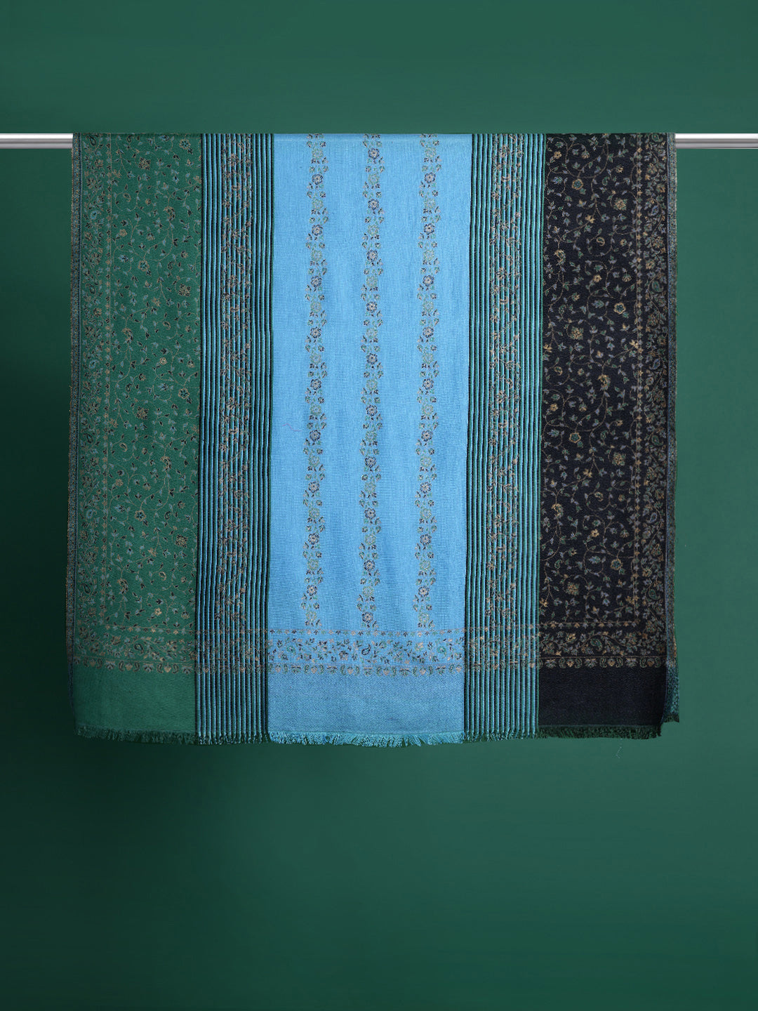 Floral Woven Design Shawl