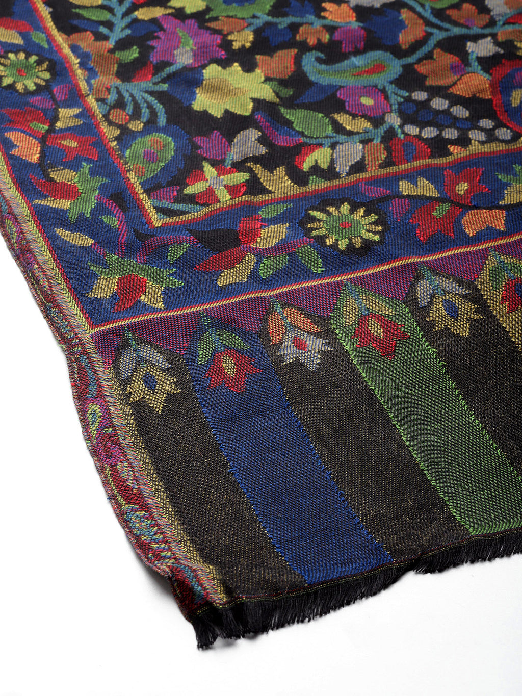 Women Floral Woven Design Shawl