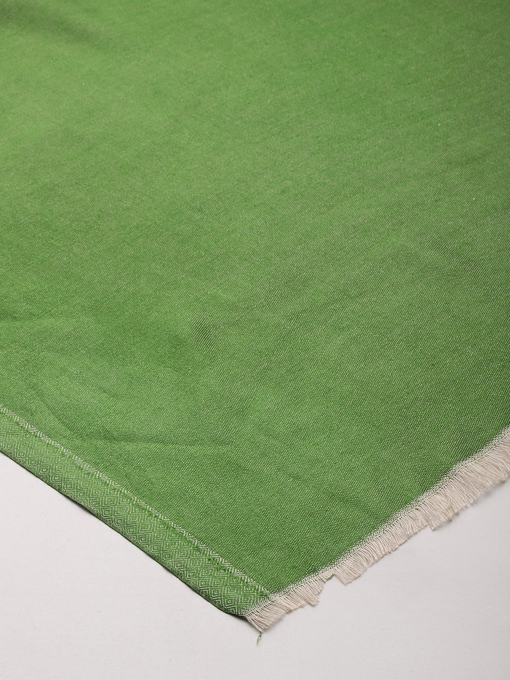 Women Green Solid Reversible Stole