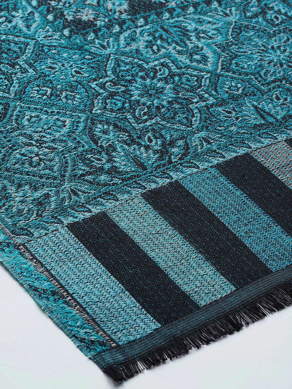 Floral Woven Design Shawl