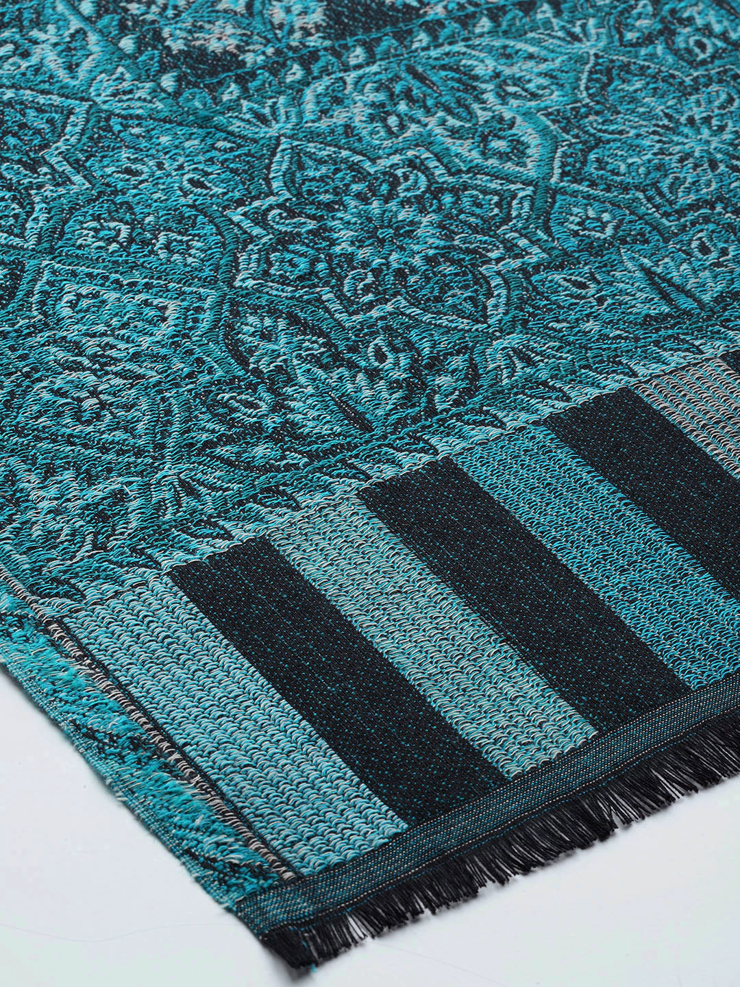 Floral Woven Design Shawl