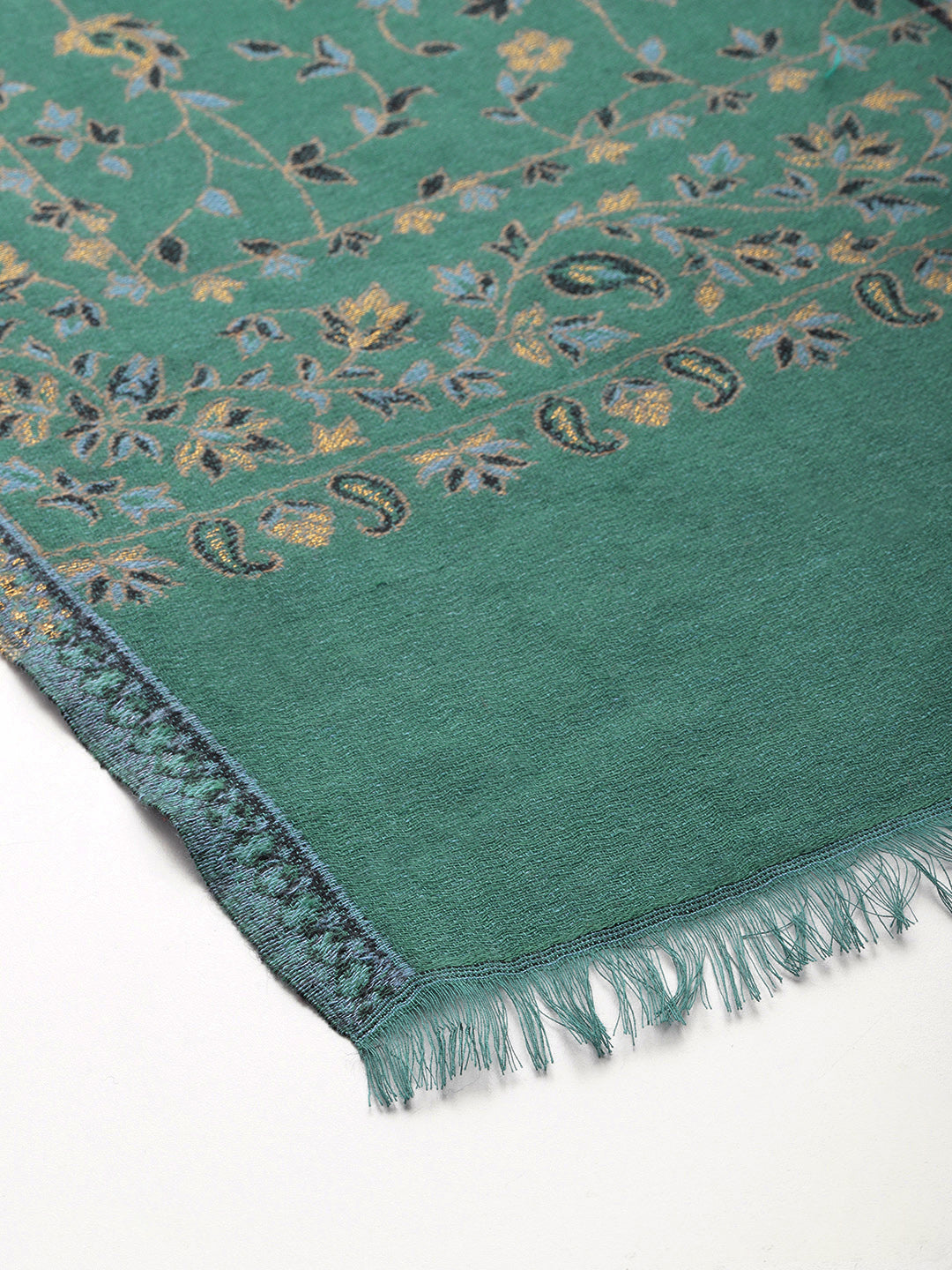 Floral Woven Design Shawl