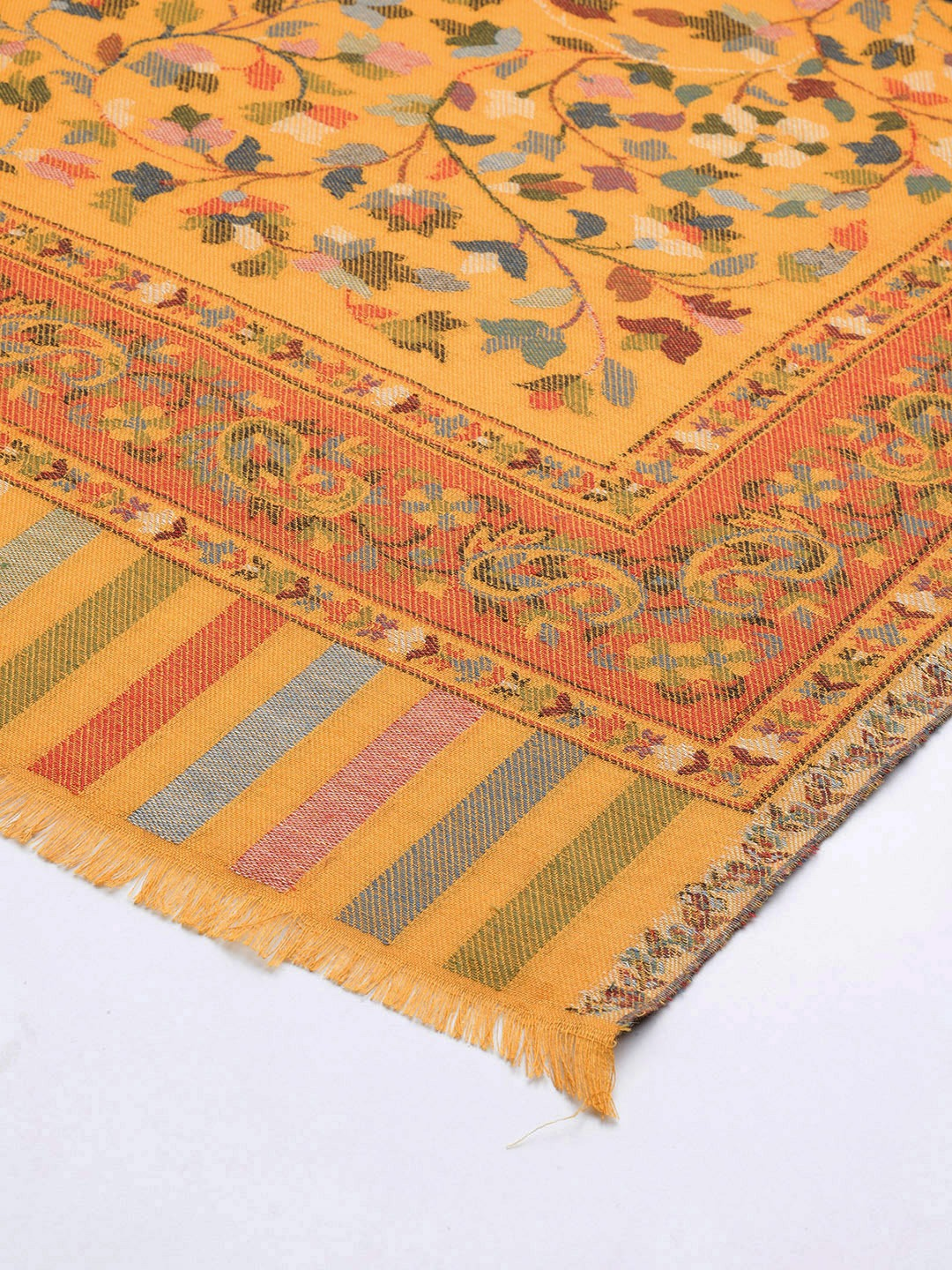 Kashmiri Mustard Kaani Stole