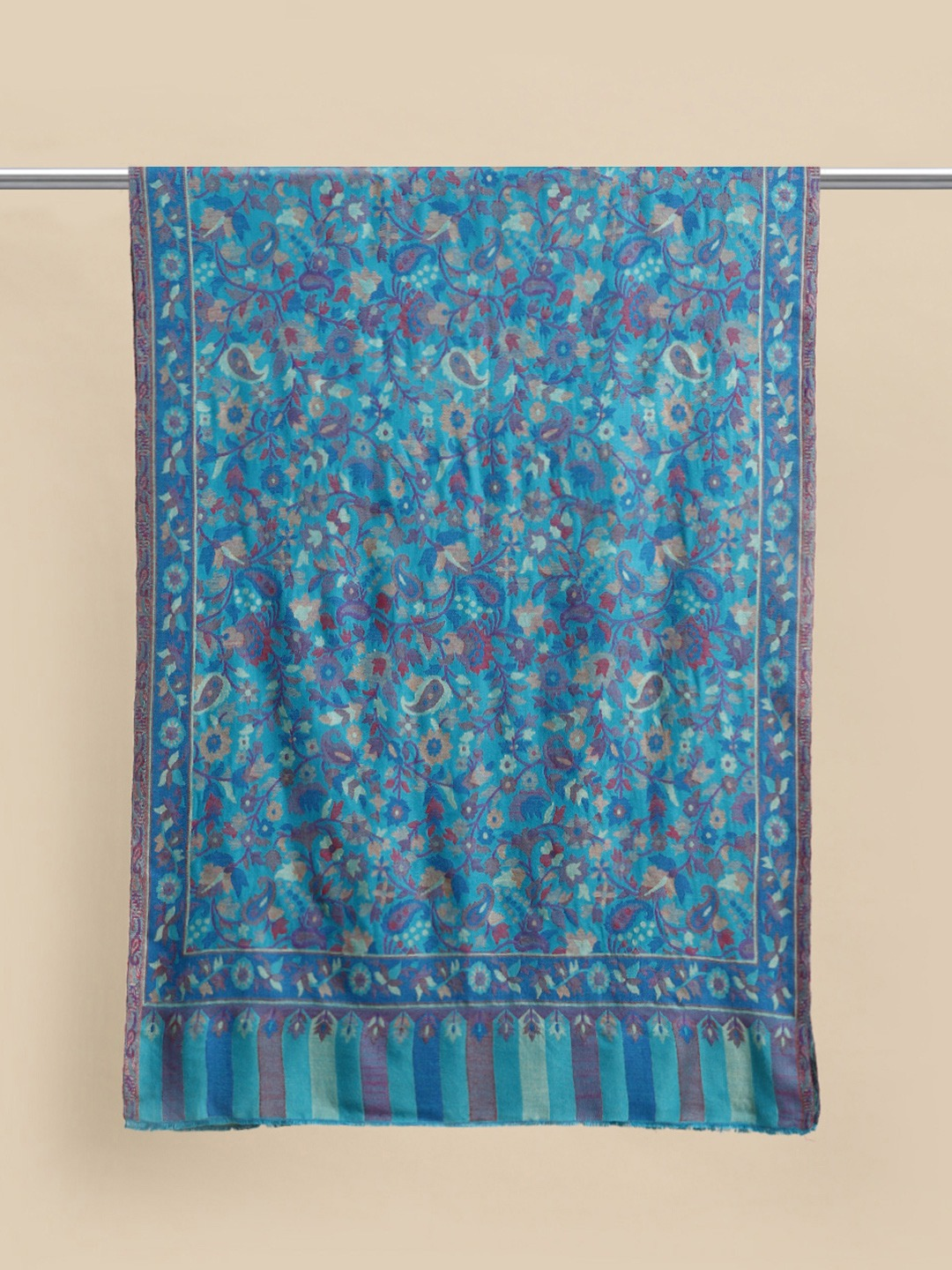 Kashmiri Blue Kaani Stole