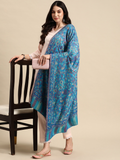 Kashmiri Blue Kaani Stole