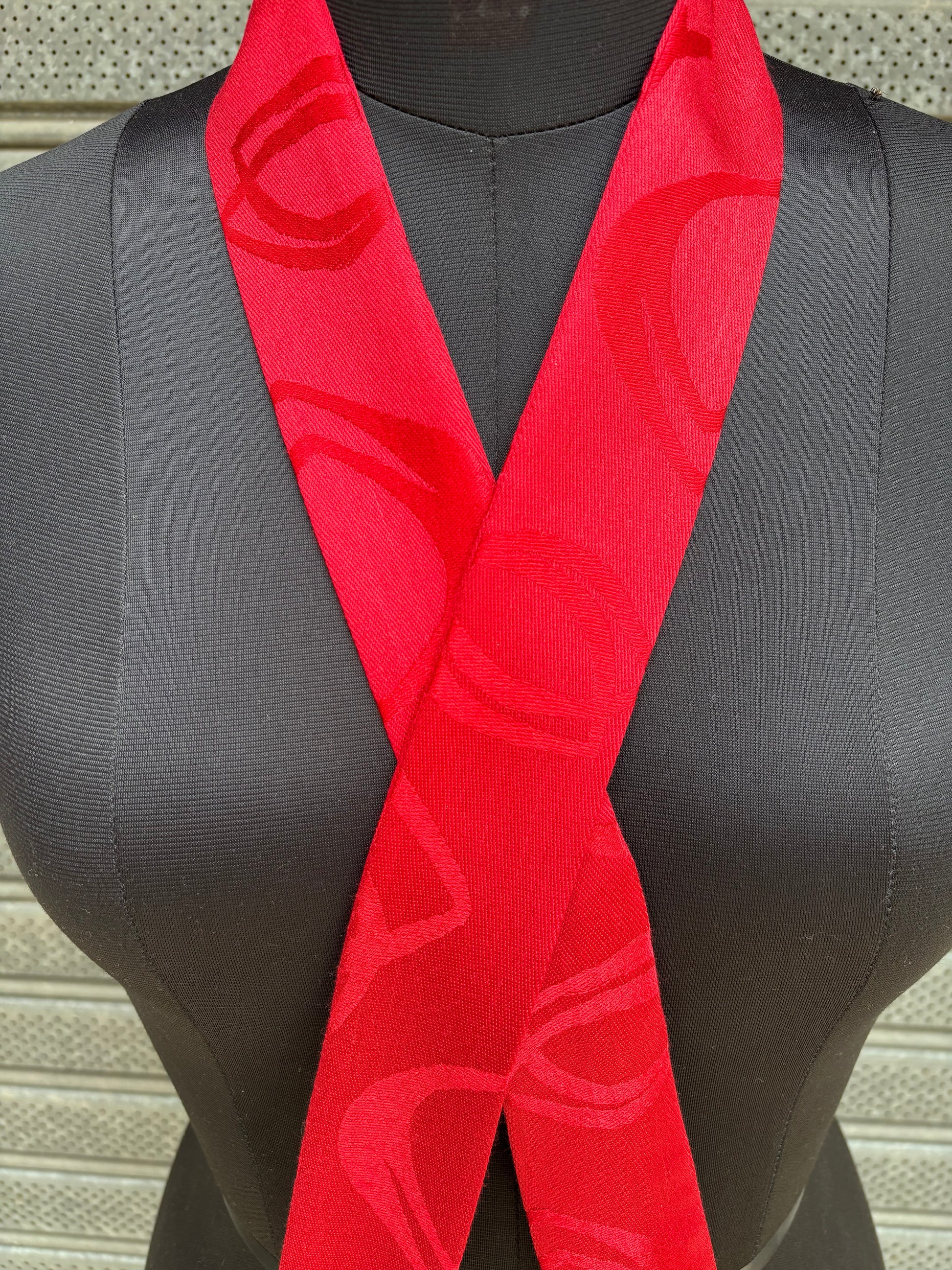 Women Red Handmade Tie