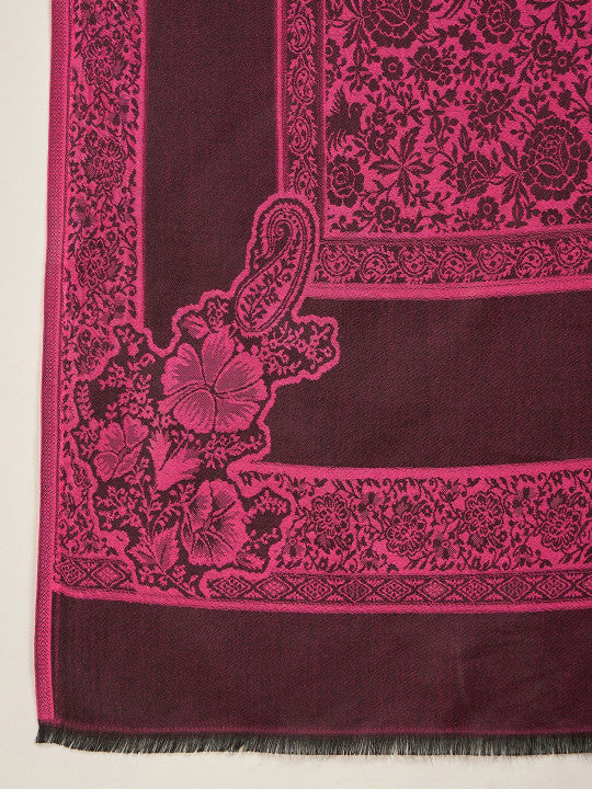 Wool Faux Pashmina Woven Stole