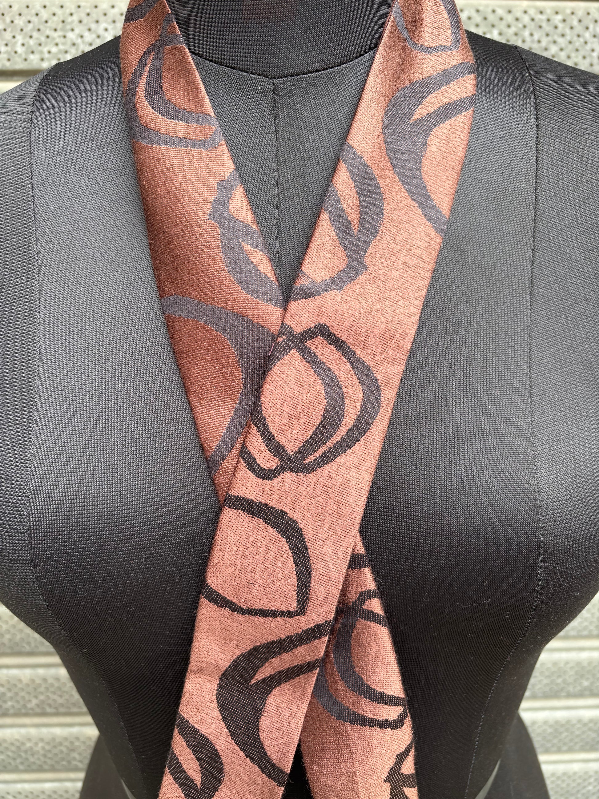 Women Brown Handmade Neck Tie