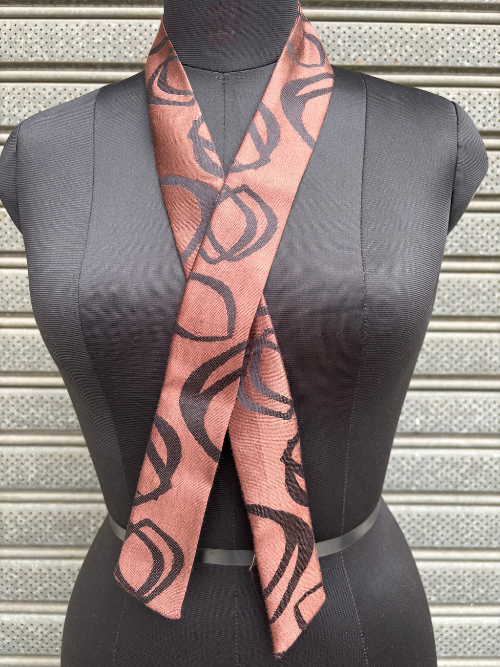 Women Brown Handmade Neck Tie