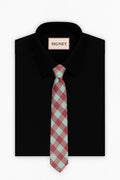 Men Woven Dual Tone Check Tie