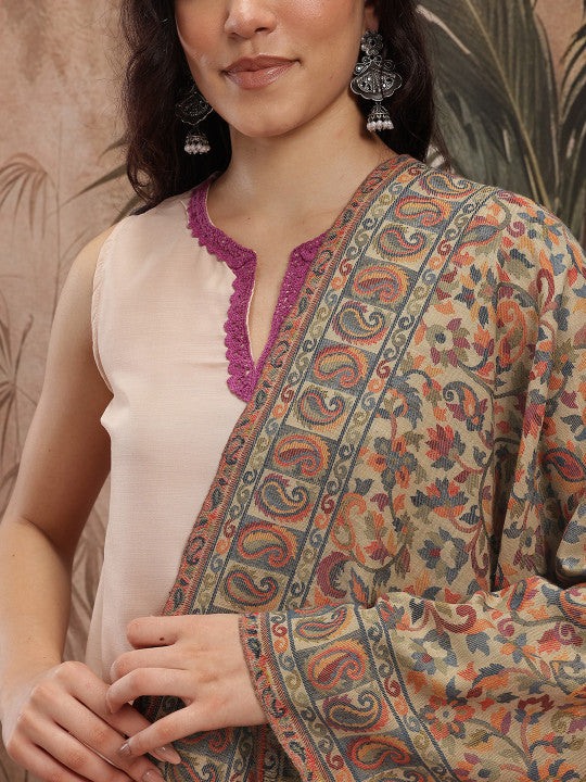 Women Woven Design Stole
