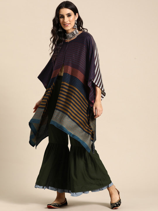 Whispering Stripes Jacquard Kaftan