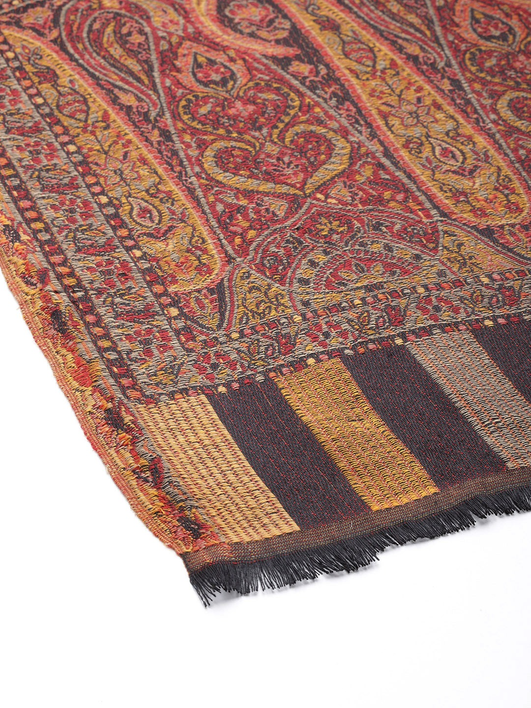 Women Brown Jamawar shawl