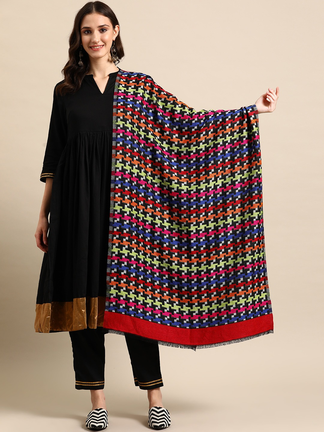 Geometric Reversible Stole