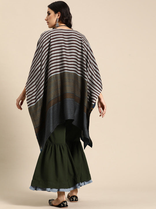 Whispering Stripes Jacquard Kaftan