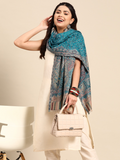 Ethnic Ferozi Motifs Stole