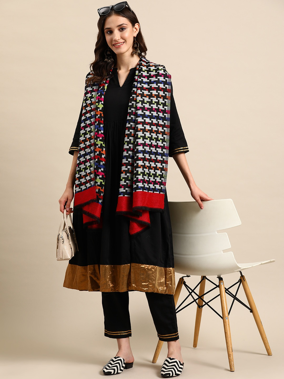 Geometric Reversible Stole
