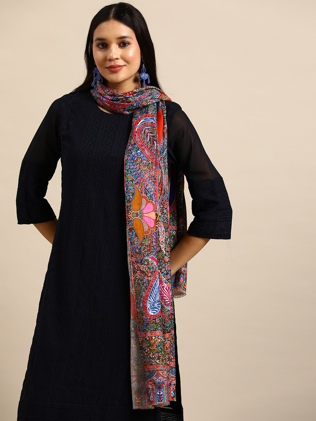 Printed Kalamkari Stole