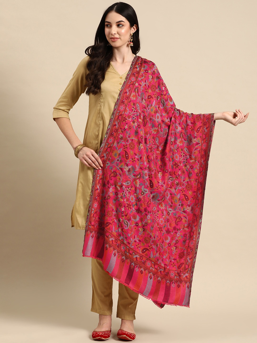 Gajjari Kashmiri Kaani Stole