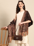 Ethnic Black Motifs Stole
