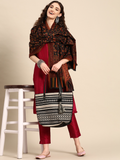Black Jamawar Shawl