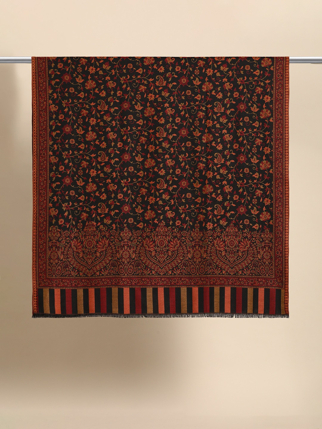 Black Jamawar Shawl