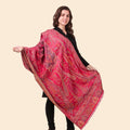 Kusum Pink Jamawar Stole