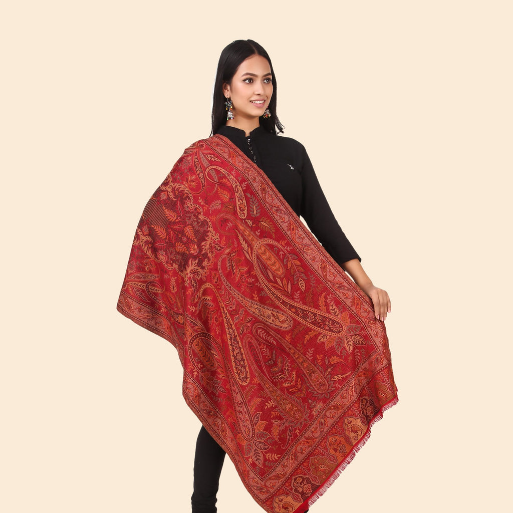Women Jamawar Weave Stole