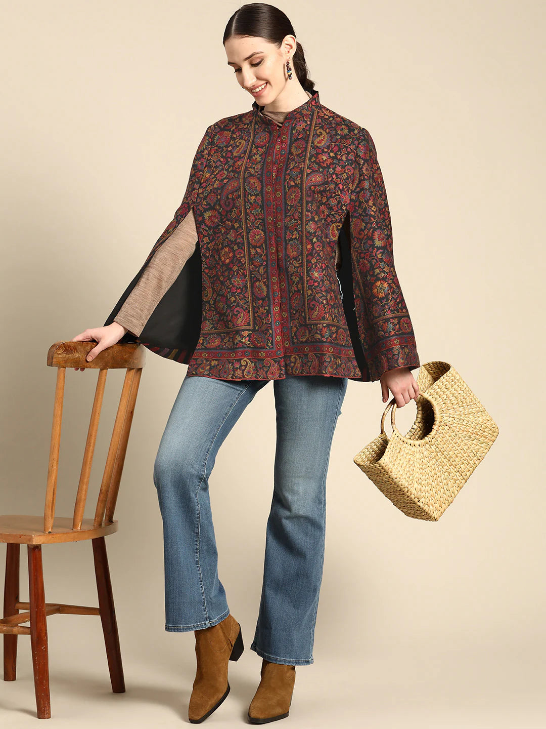 Zarinama Kaani Cape Jacket