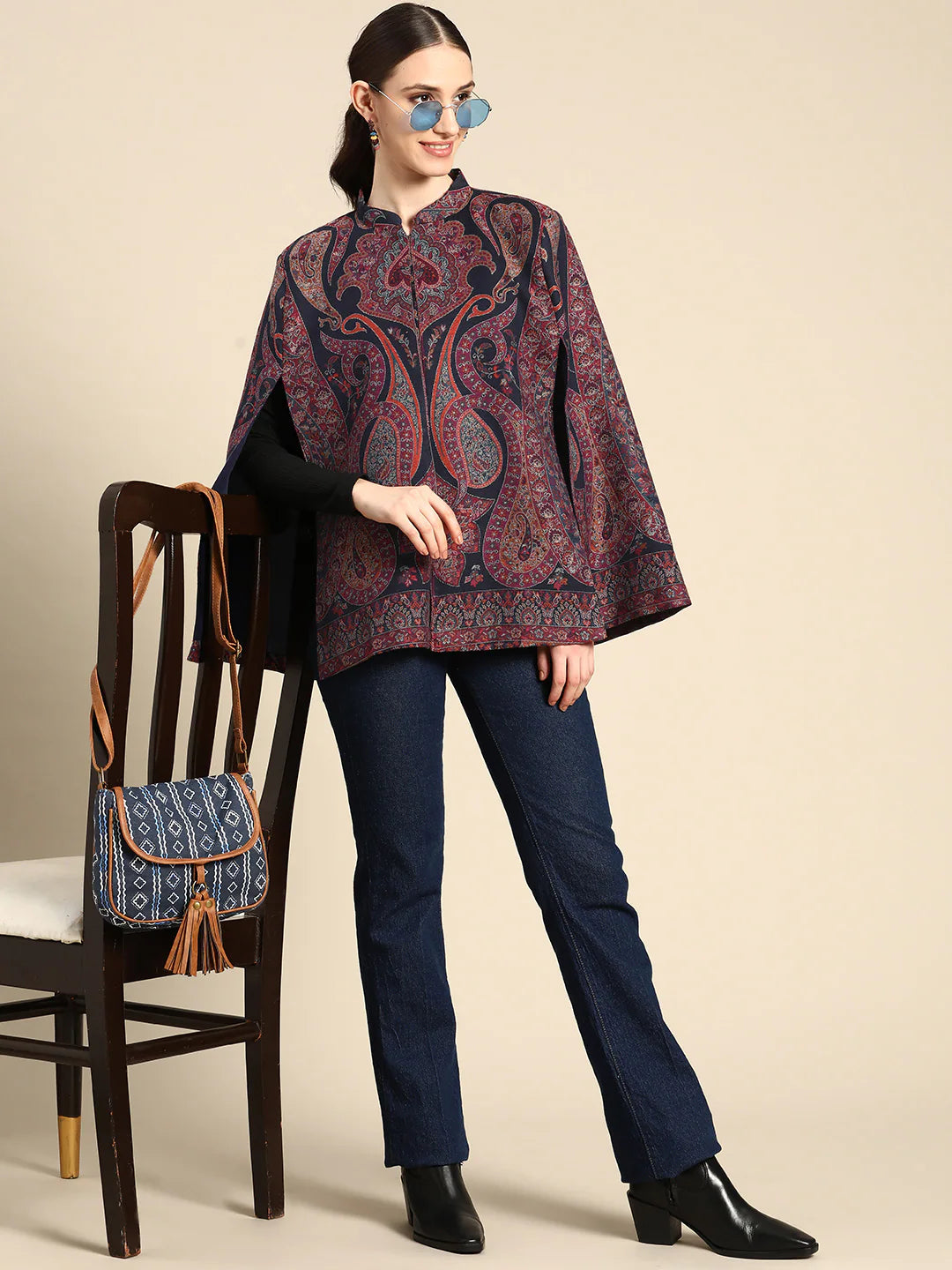 Firdaus Kaani Cape Jacket