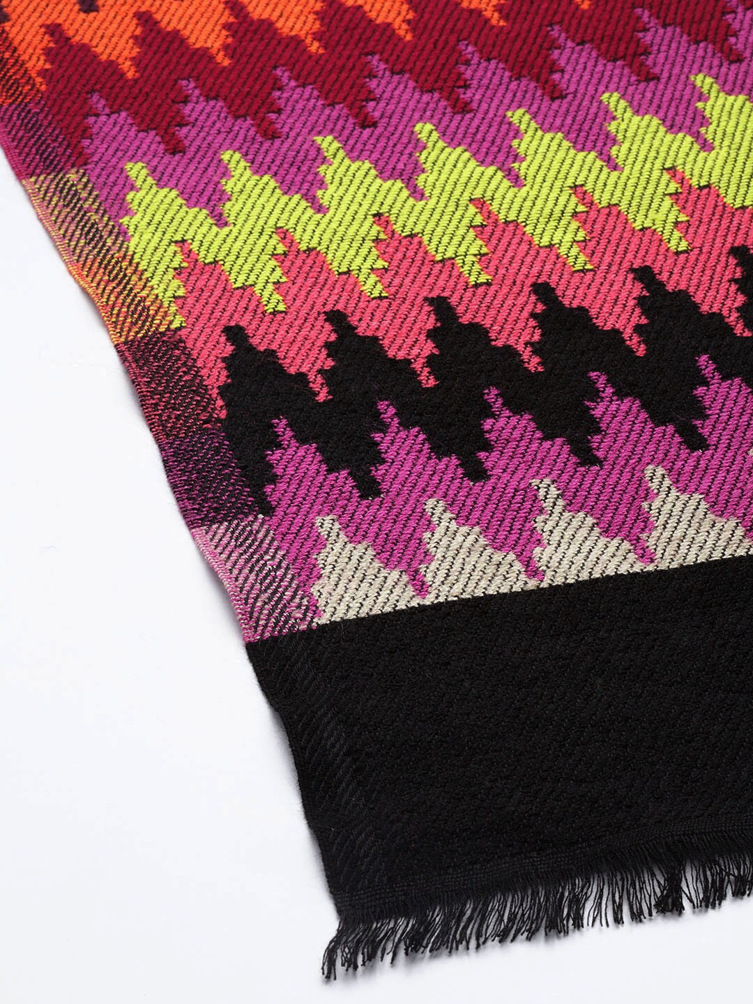 Multicoloured Geometric Stole